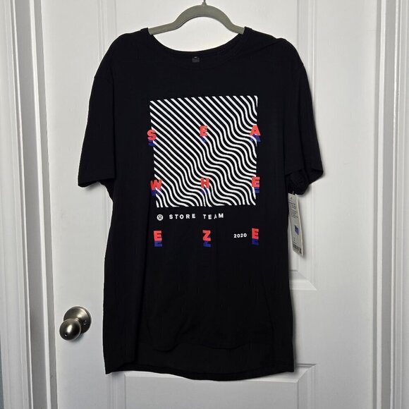 NWT Lululemon Men's Men's 5 Year Basic T *Seawheeze 2020 - XL Black - Picture 1 of 5